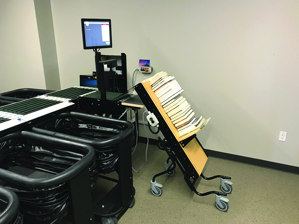 Ergonomic Induction System for Library Staff