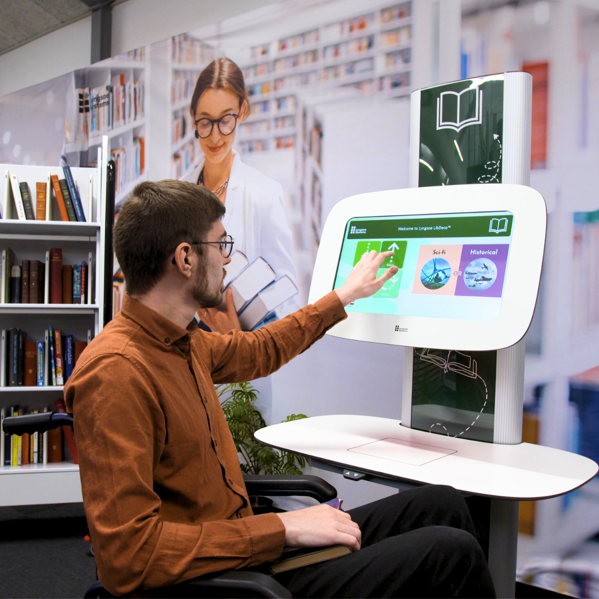 LibDeco™: Self-Service Kiosk Series for Libraries | Lyngsoe Library Systems