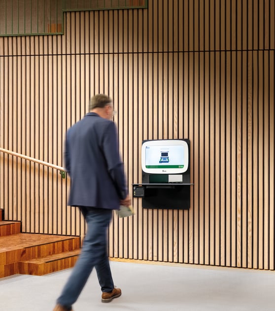 Self-Service Library Returns Kiosk for Wide-Format Materials