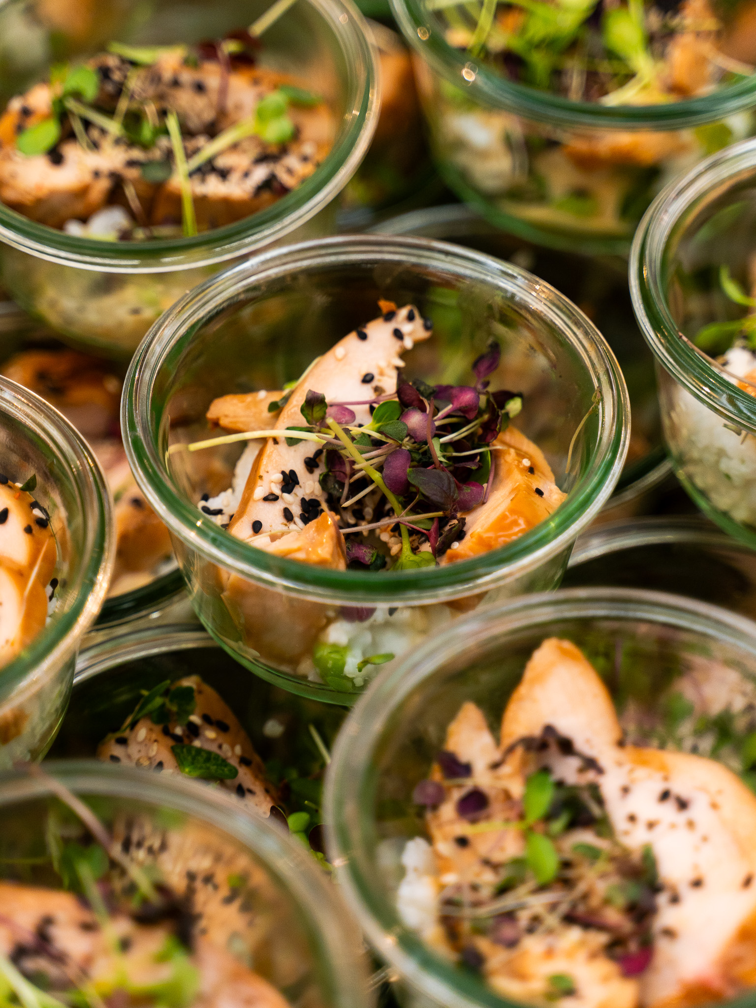 Catering og mad til events fra Madklubben – Portionsanrettede serveringer i glas
