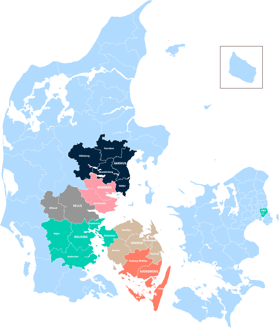 4 Regioner Og Afdelinnger NY Til Pp