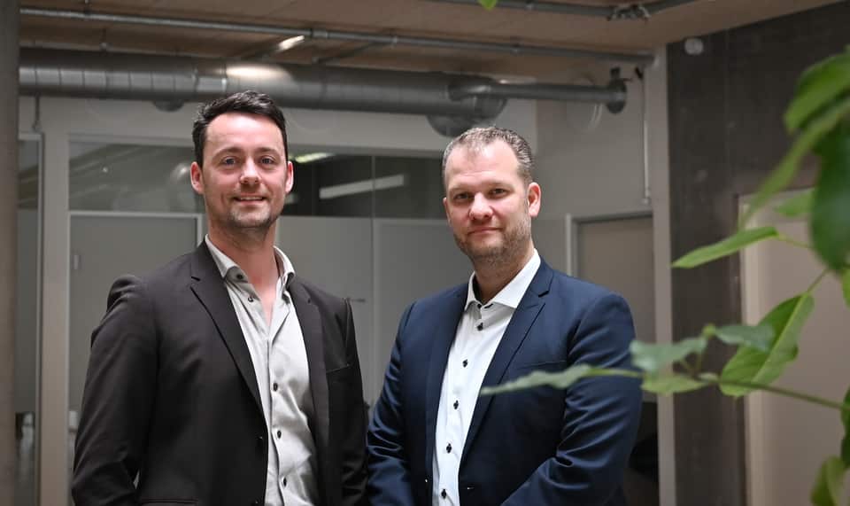 Nicolaj Lykke Andersen (T.V.) Og Morten Holm (T.H.)