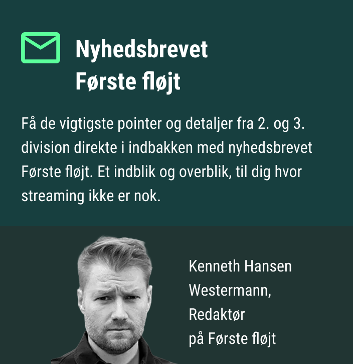 Nyhedsbrevet Direktesport Mobil X2